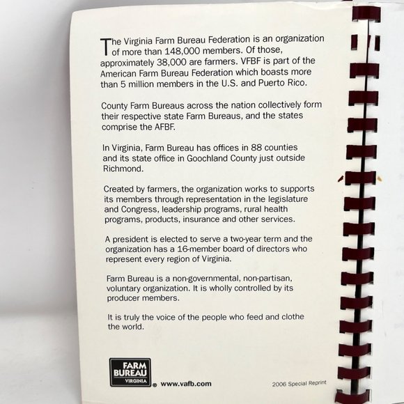 Country Treasures Recipes -  Virginia Farm Bureau Kitchens Cookbook  1994 - Picture 3 of 16